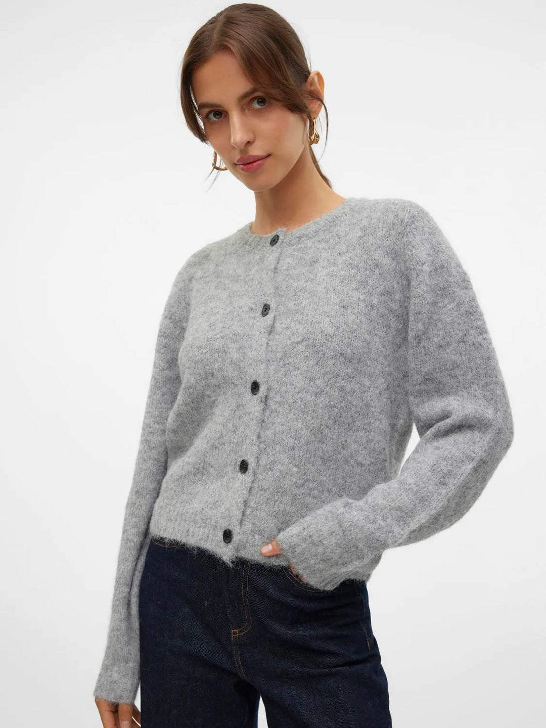 Vero Moda | Novah Cardigan - Grey Melange