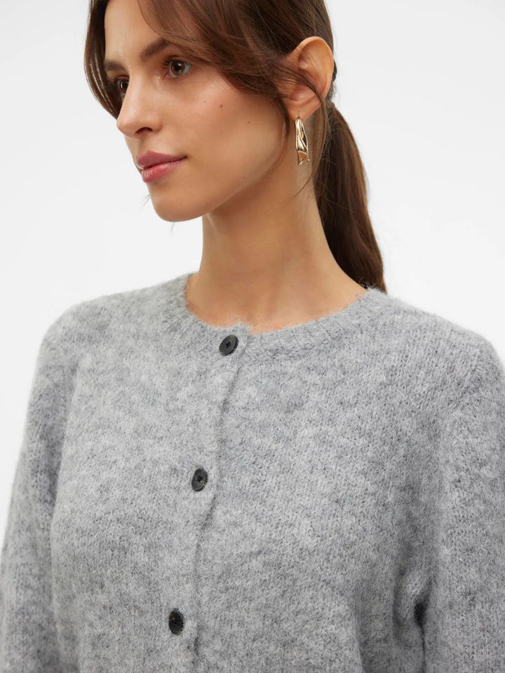 Vero Moda | Novah Cardigan - Grey Melange