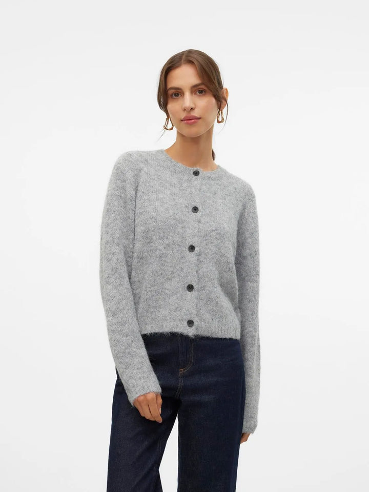 Vero Moda | Novah Cardigan - Grey Melange