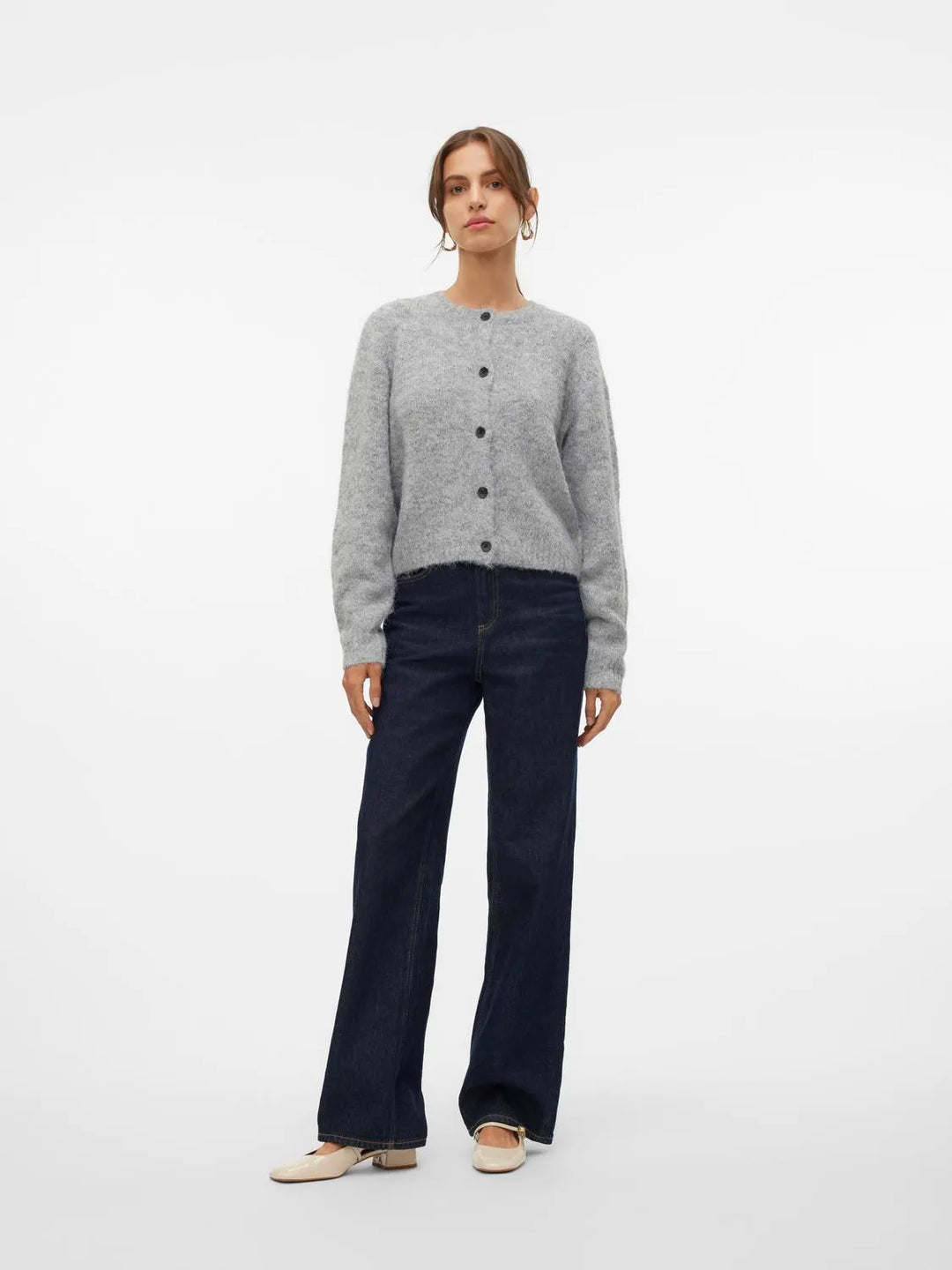 Vero Moda | Novah Cardigan - Grey Melange