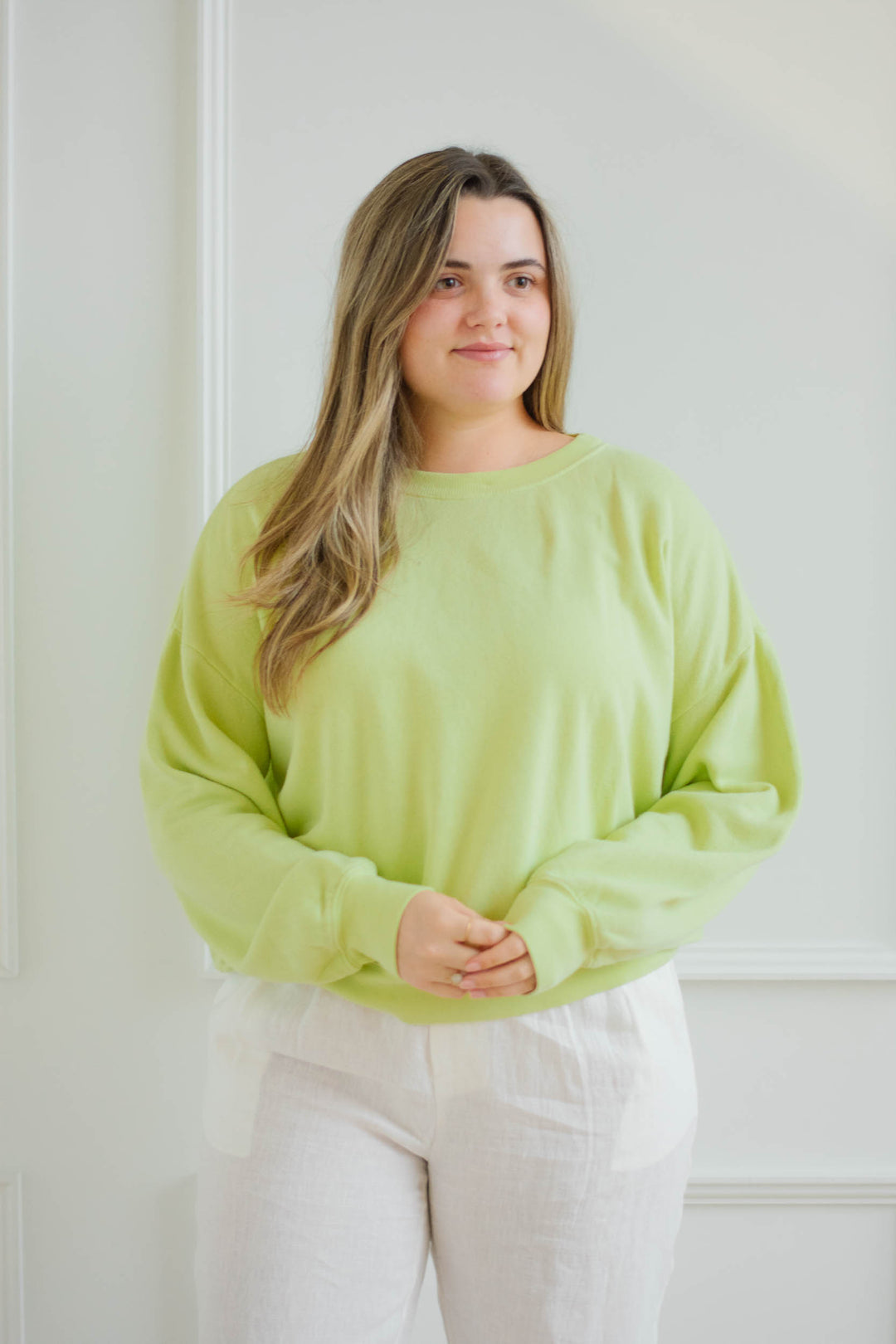 Lime Weekend Pullover