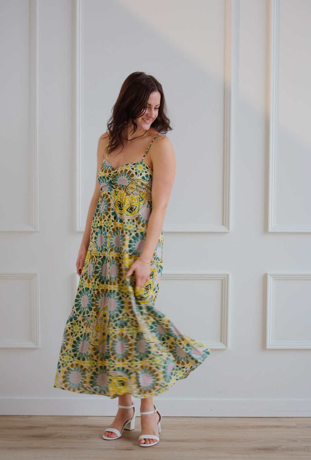 Elegant Moment Ruffle Midi Dress – KCoutureBoutique