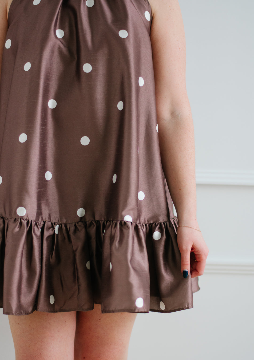 Bronze Polka Dot Babydoll