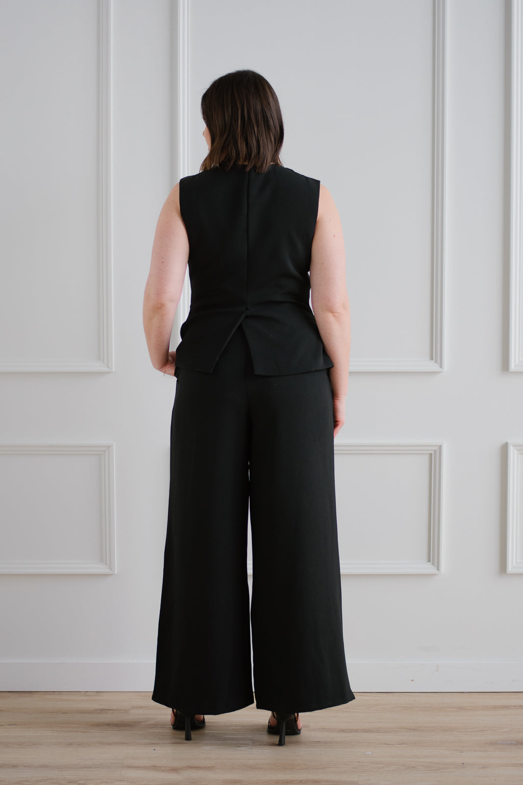 Black Wide Leg Trouser