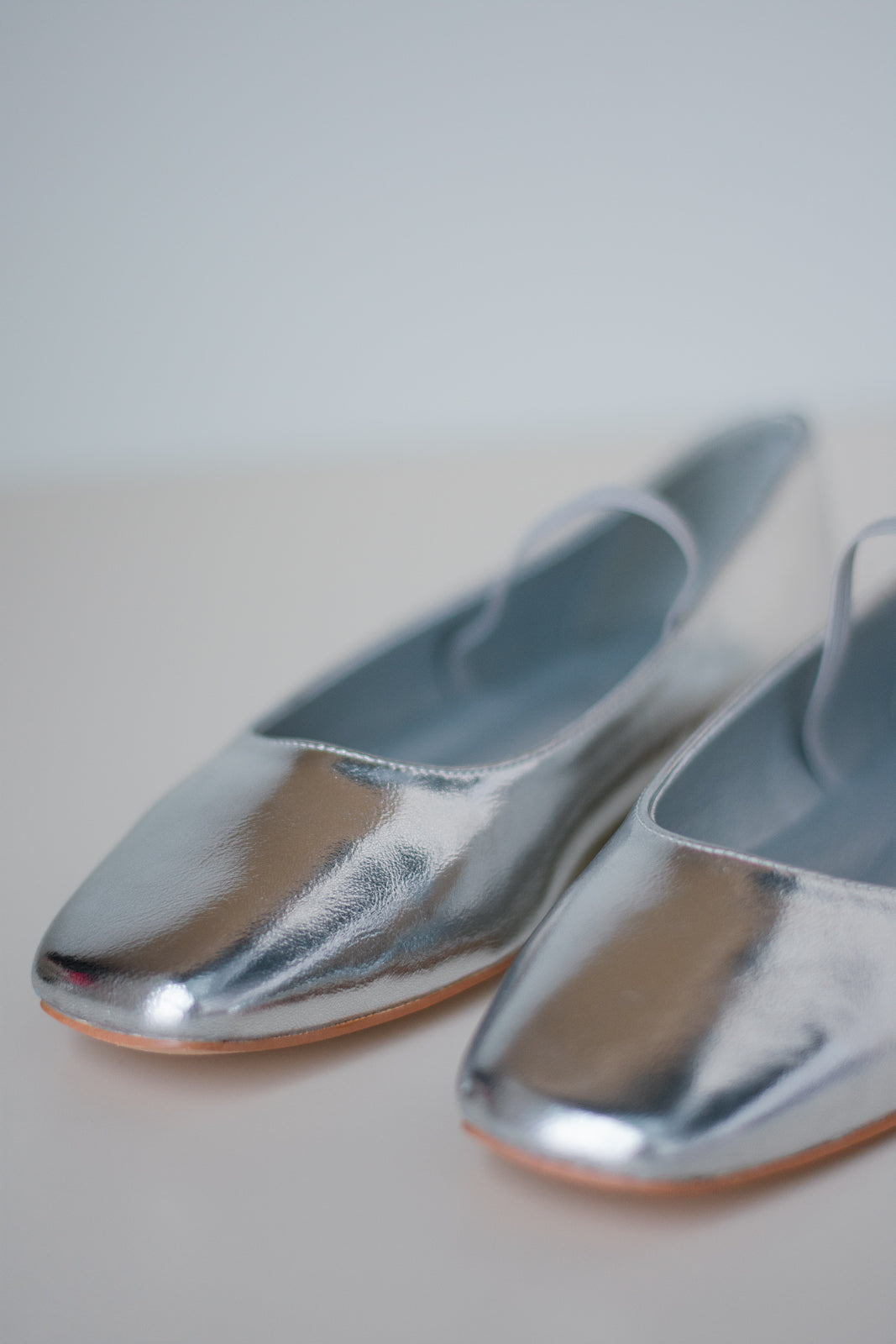 Finnick Ballet Flats -Silver