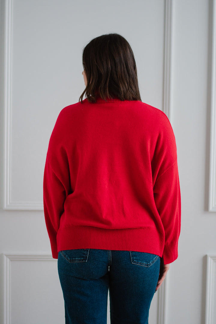 Brooke Sweater - Red