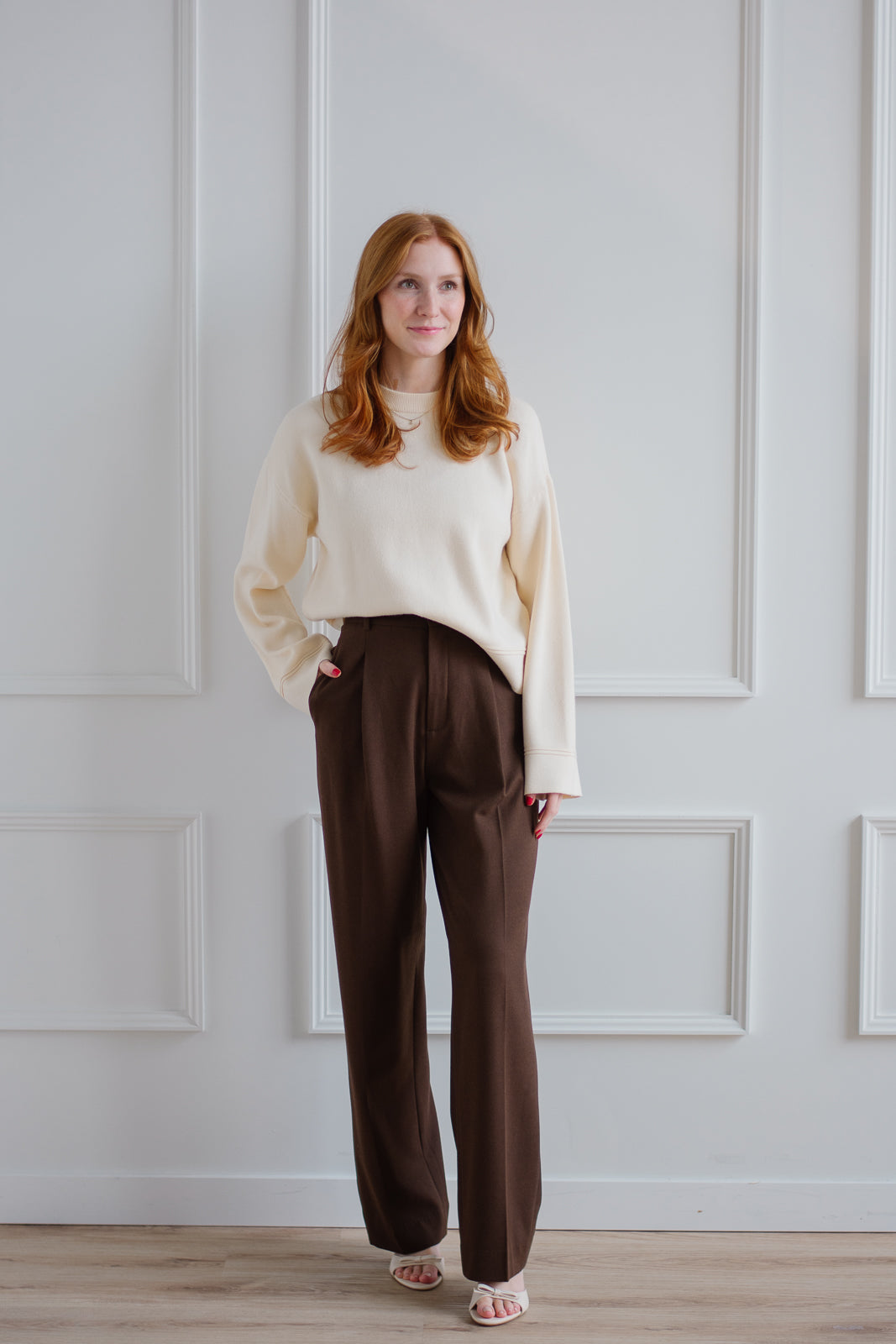 Leith Chocolate Brown Trouser