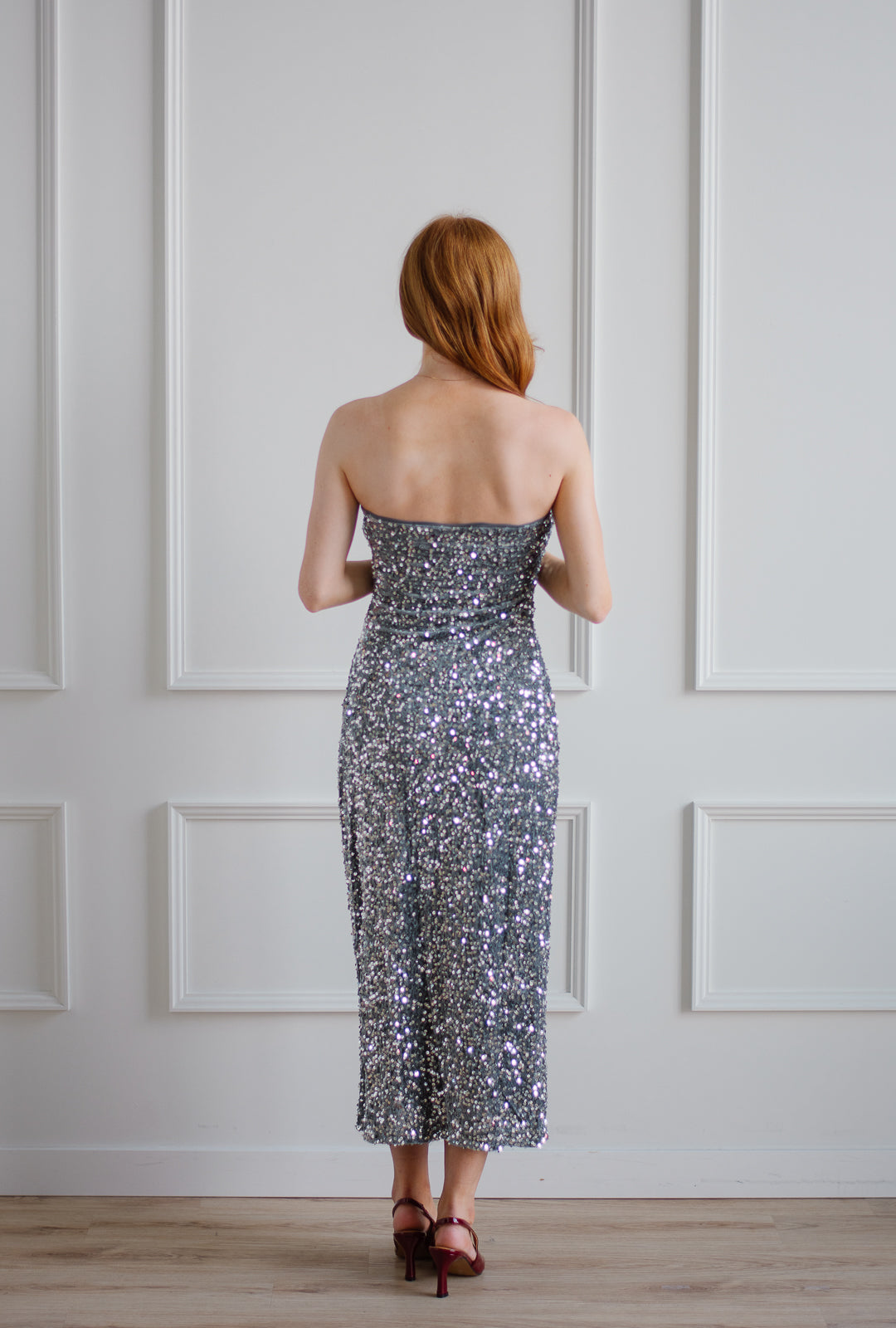 Last Dance Sequin Maxi