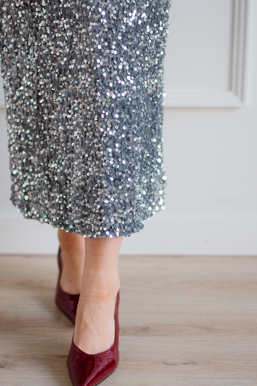 Last Dance Sequin Maxi