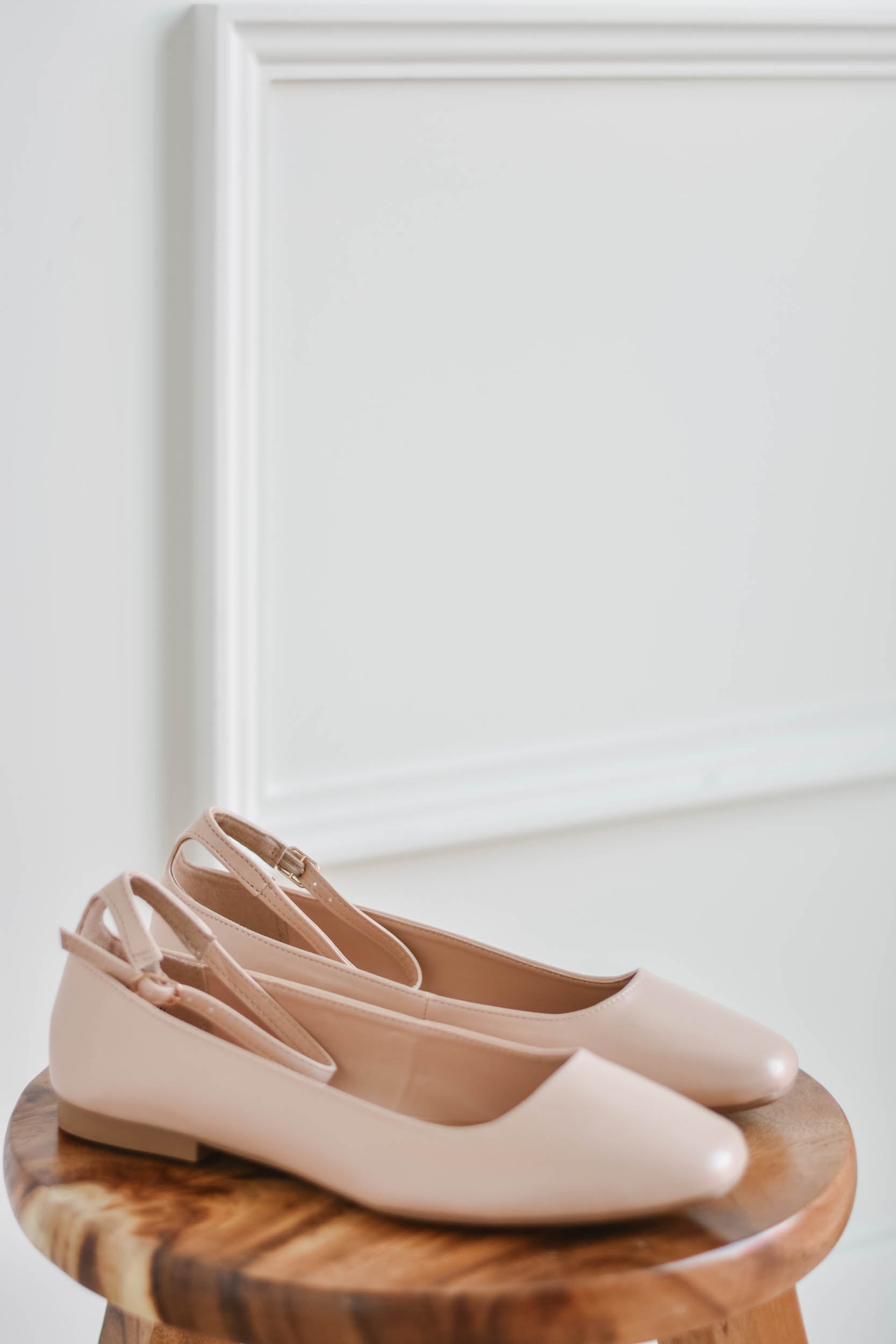 Ankle Strap Ballet Flat Ballet Blush madaboutstyle