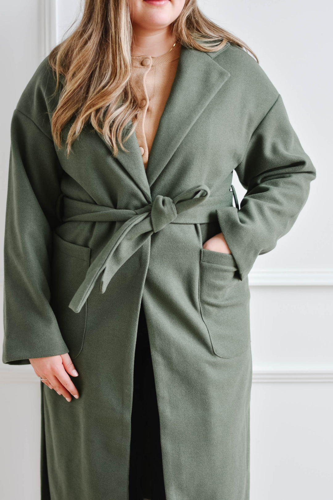 Moss Trench Coat