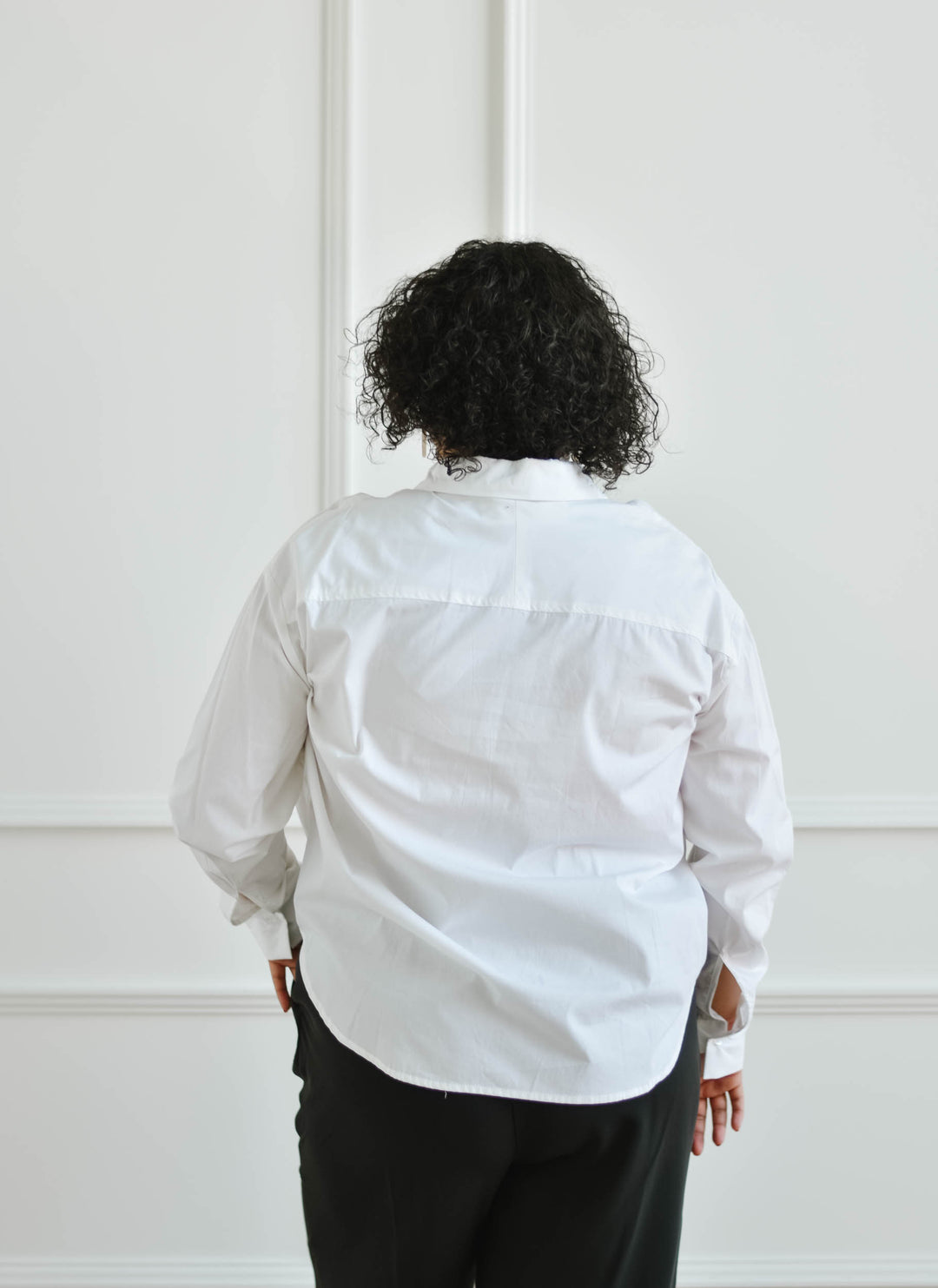 MAD Collection | Essential Poplin Button Down - White