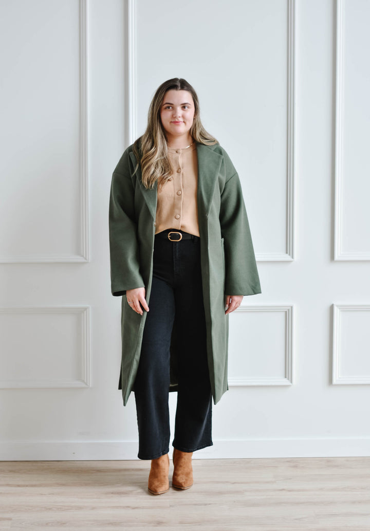 Moss Trench Coat