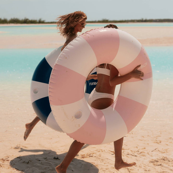 Fun Boy | Vintage Tube Float - Pink Stripe