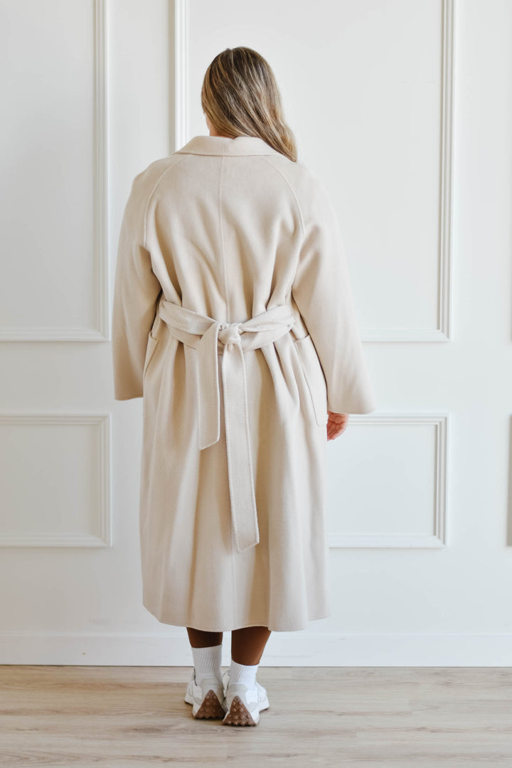 Cardine Wool Wrap Coat