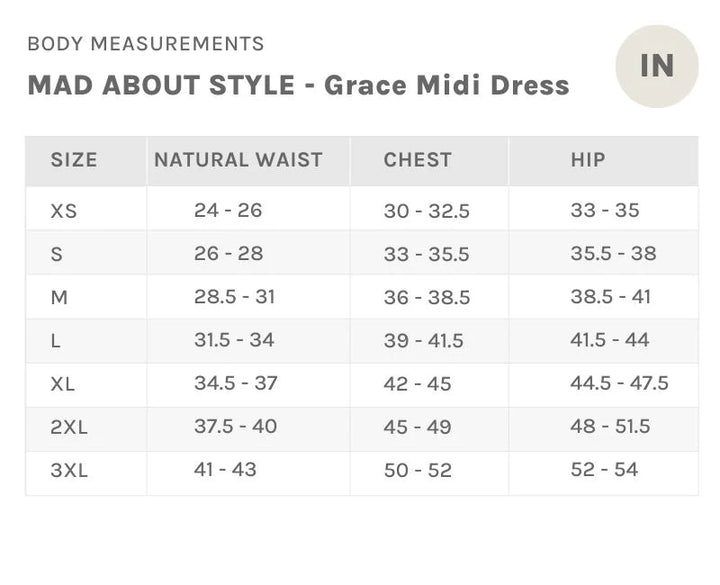 The Grace Midi Dress - Birch Dot
