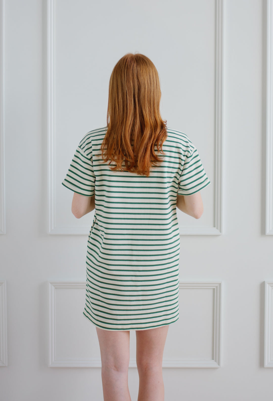 Celery Striped Casual Mini