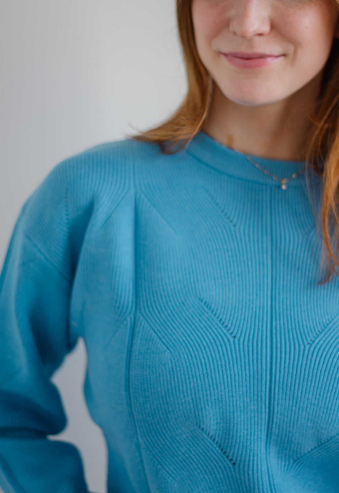 ICHI | Azure Cable Sweater