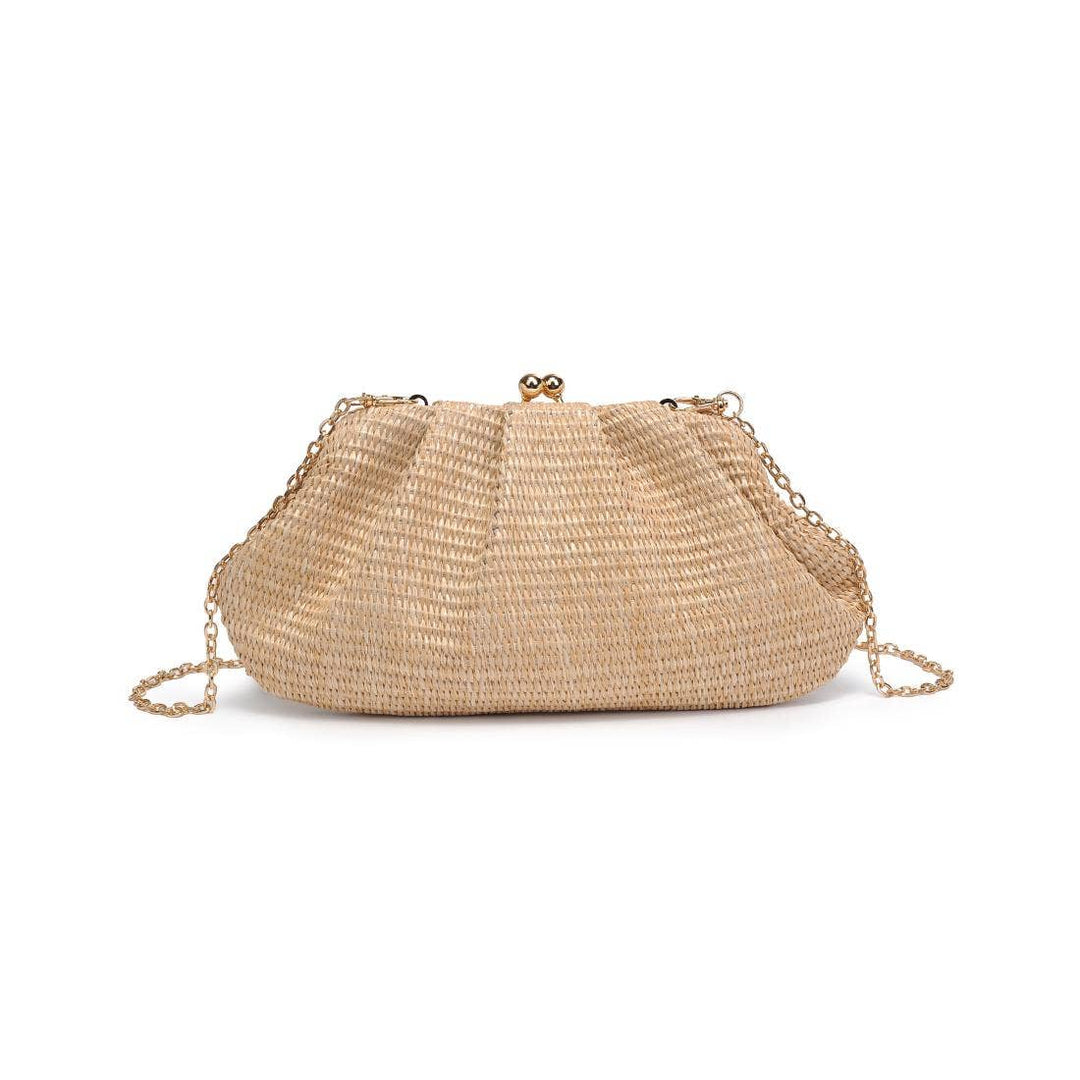 Triana Straw Clutch - Natural