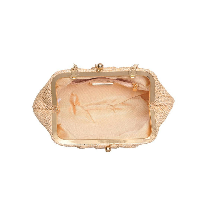 Triana Straw Clutch - Natural