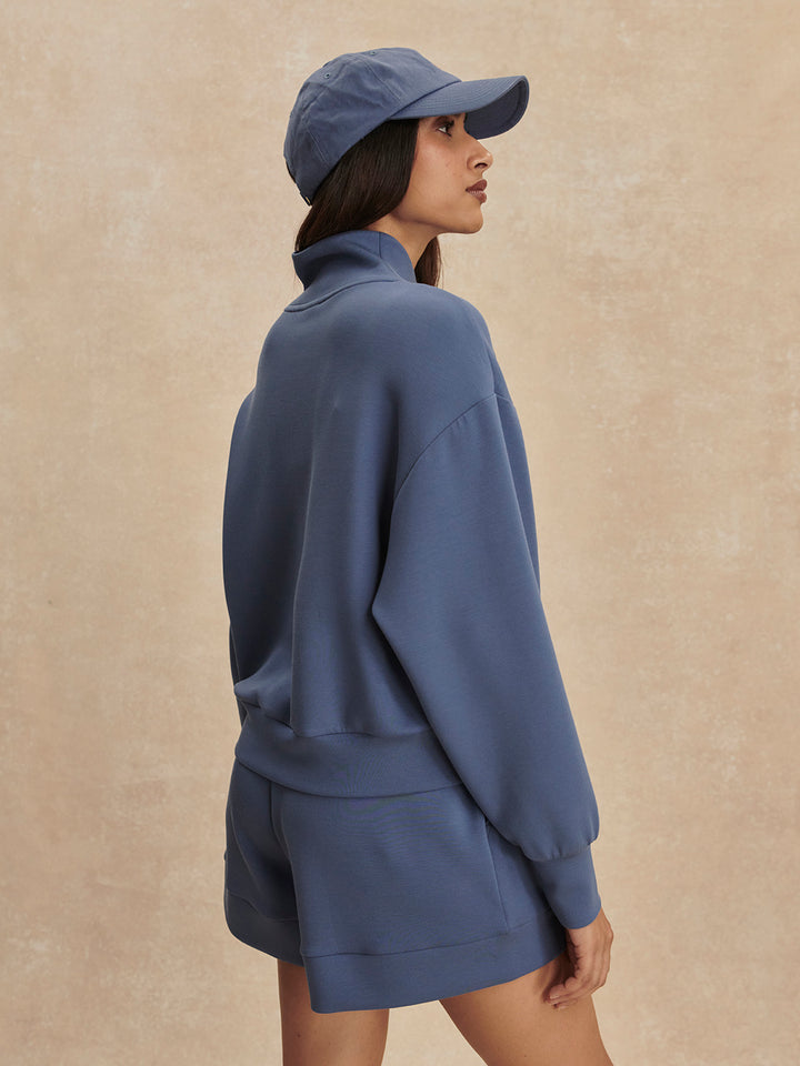 VARLEY | Davidson Sweat - Bijou Blue