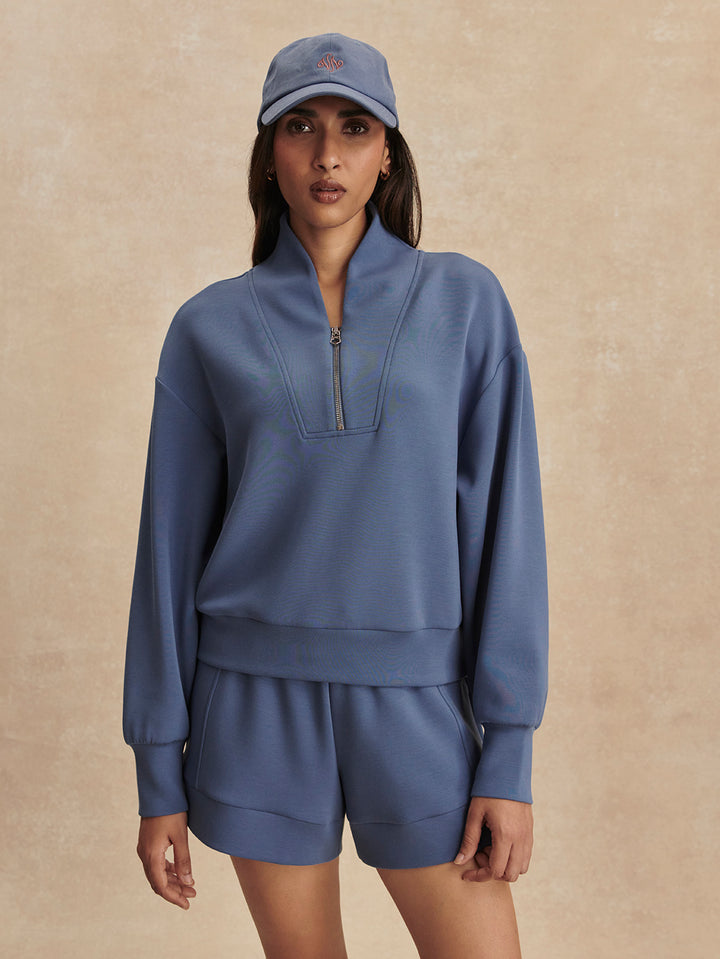 VARLEY | Davidson Sweat - Bijou Blue