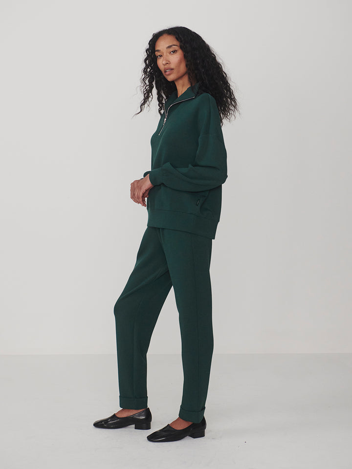 VARLEY | Hawley Half Zip Sweat - Pondirosa Pine