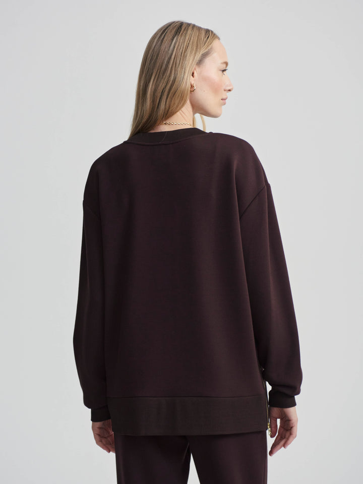 VARLEY | Gabriella Sweatshirt - Coffee Bean