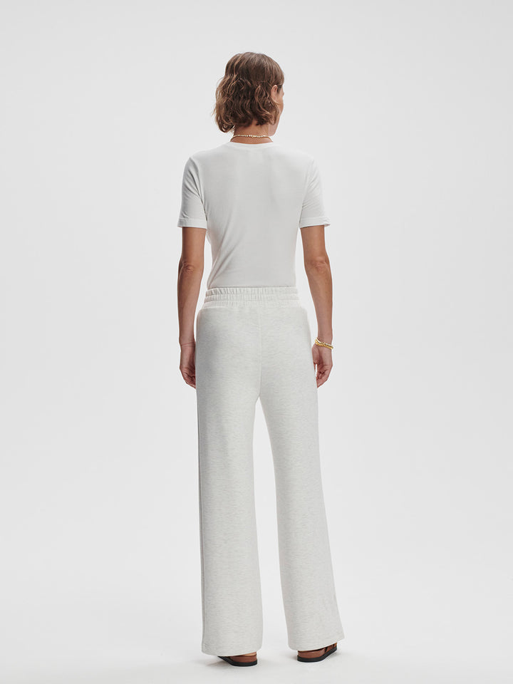 Varley | Wide Leg Pant 28" - Ivory Marl