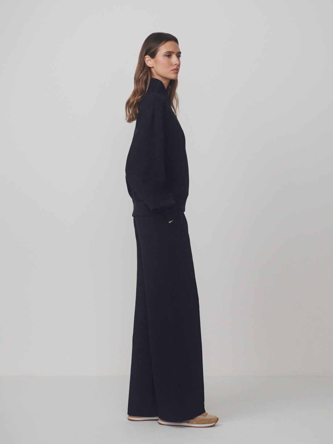 VARLEY | Wide Leg Pant 28" - Navy