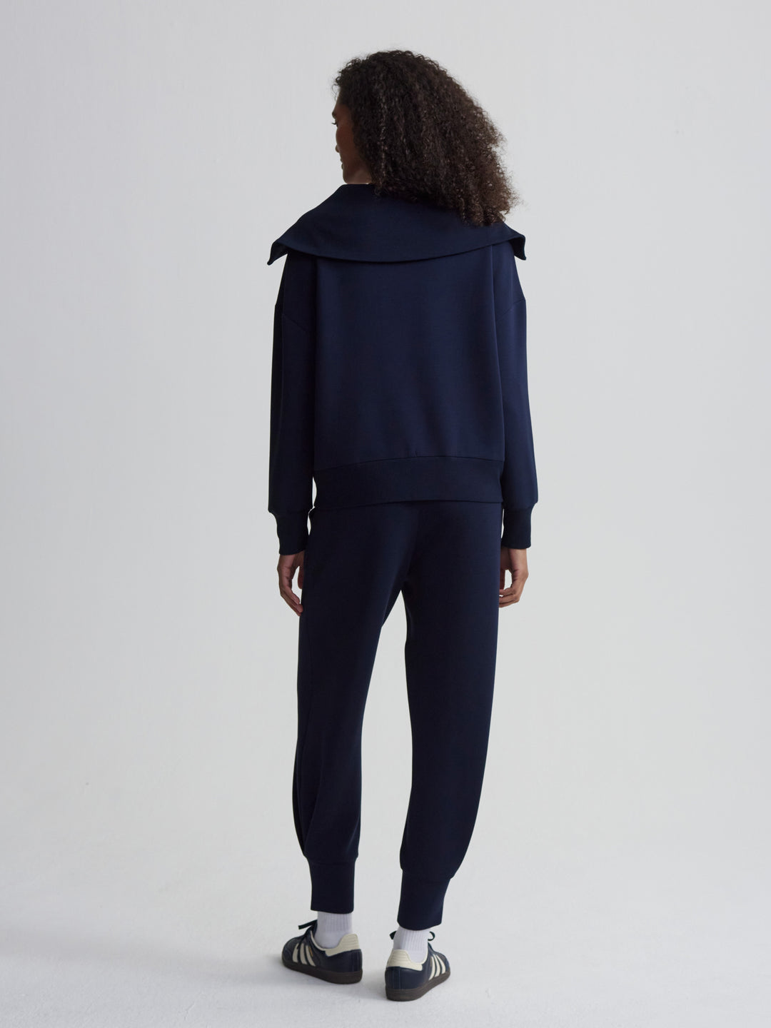 VARLEY | Catherine Half Zip Sweat - Navy