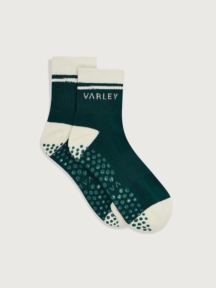 VARLEY | Grayson Half Crew Grip Sock - Ponderosa Pine