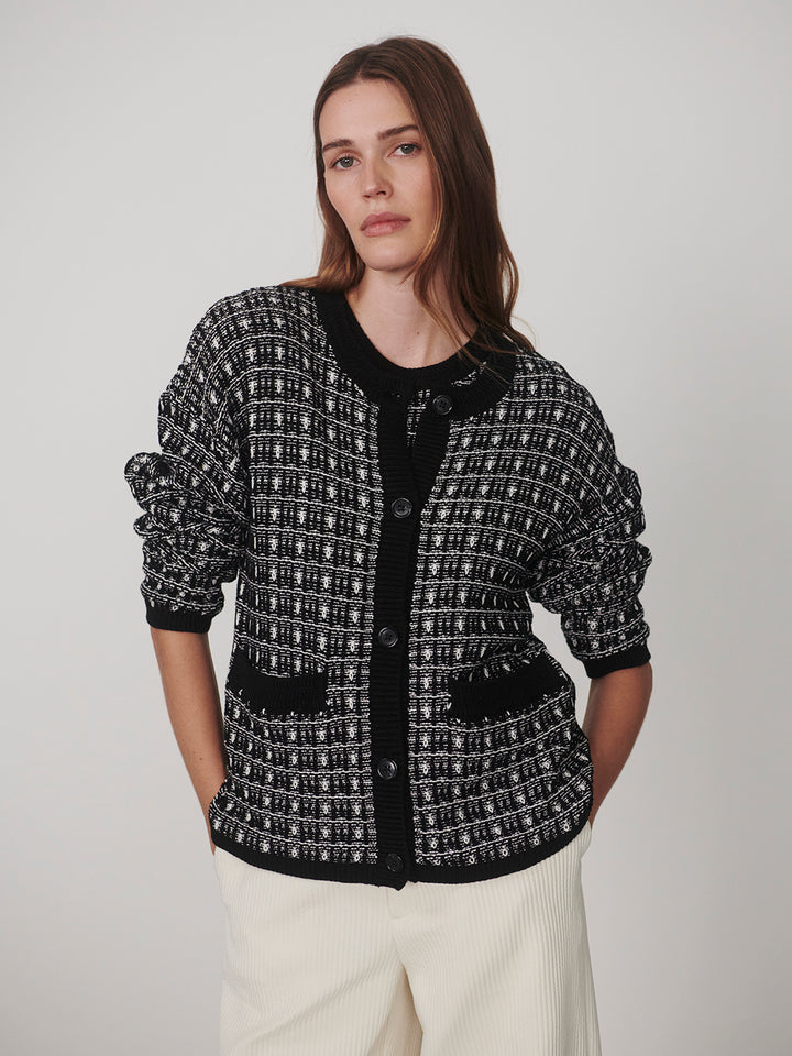 VARLEY | Sarina Knit Cardigan - Black