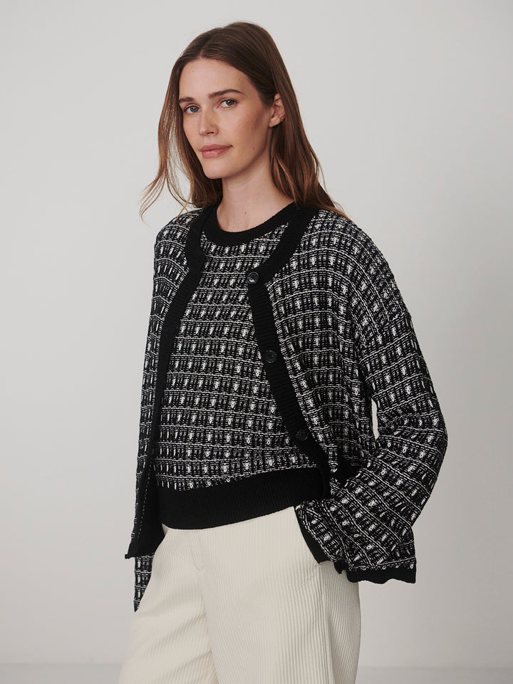 VARLEY | Sarina Knit Cardigan - Black