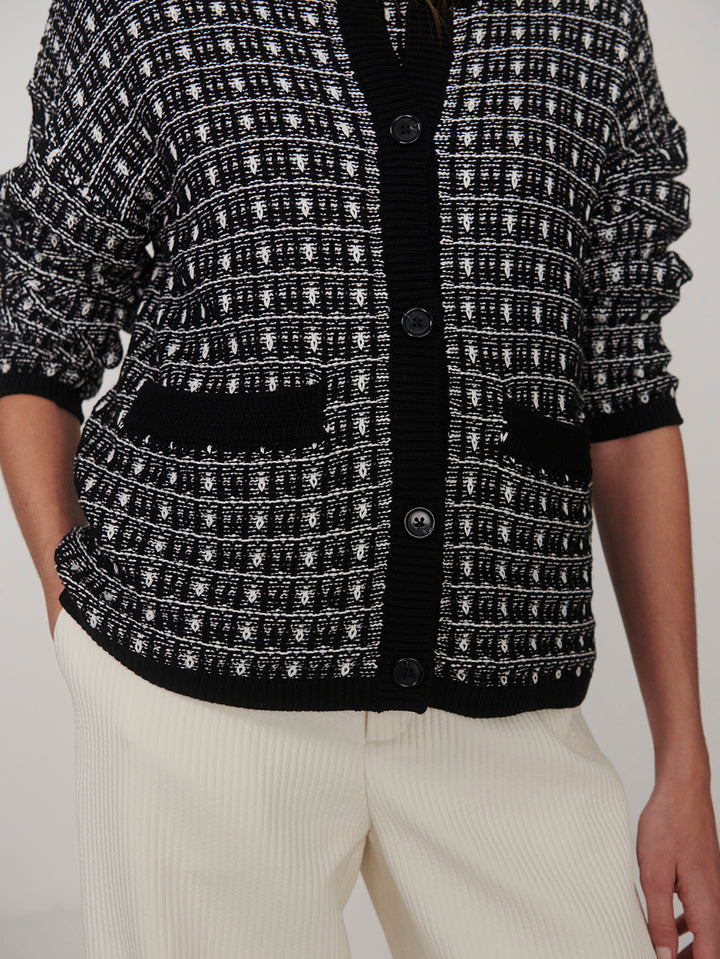 VARLEY | Sarina Knit Cardigan - Black