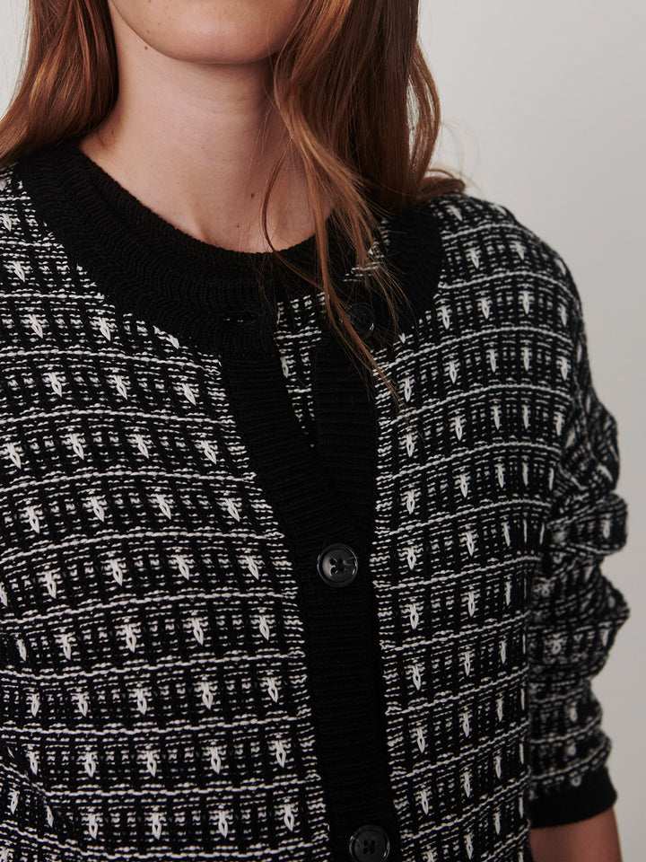 VARLEY | Sarina Knit Cardigan - Black