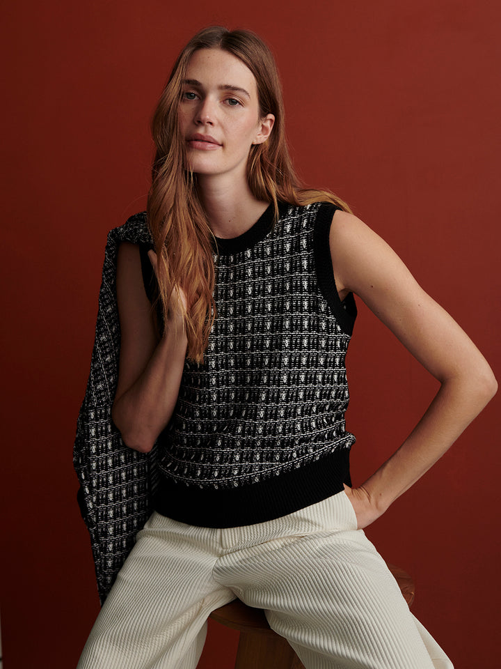 VARLEY | Safia Knit Tank - Black