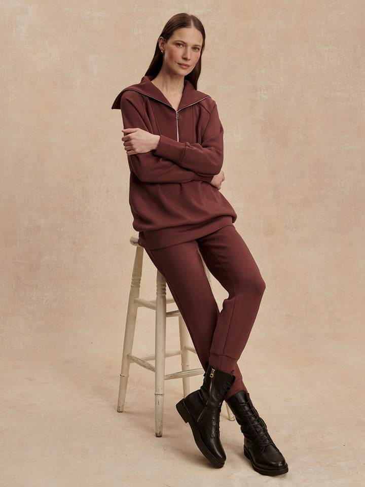 Varley | Slim Cuff Pant 25" - Cinnamon