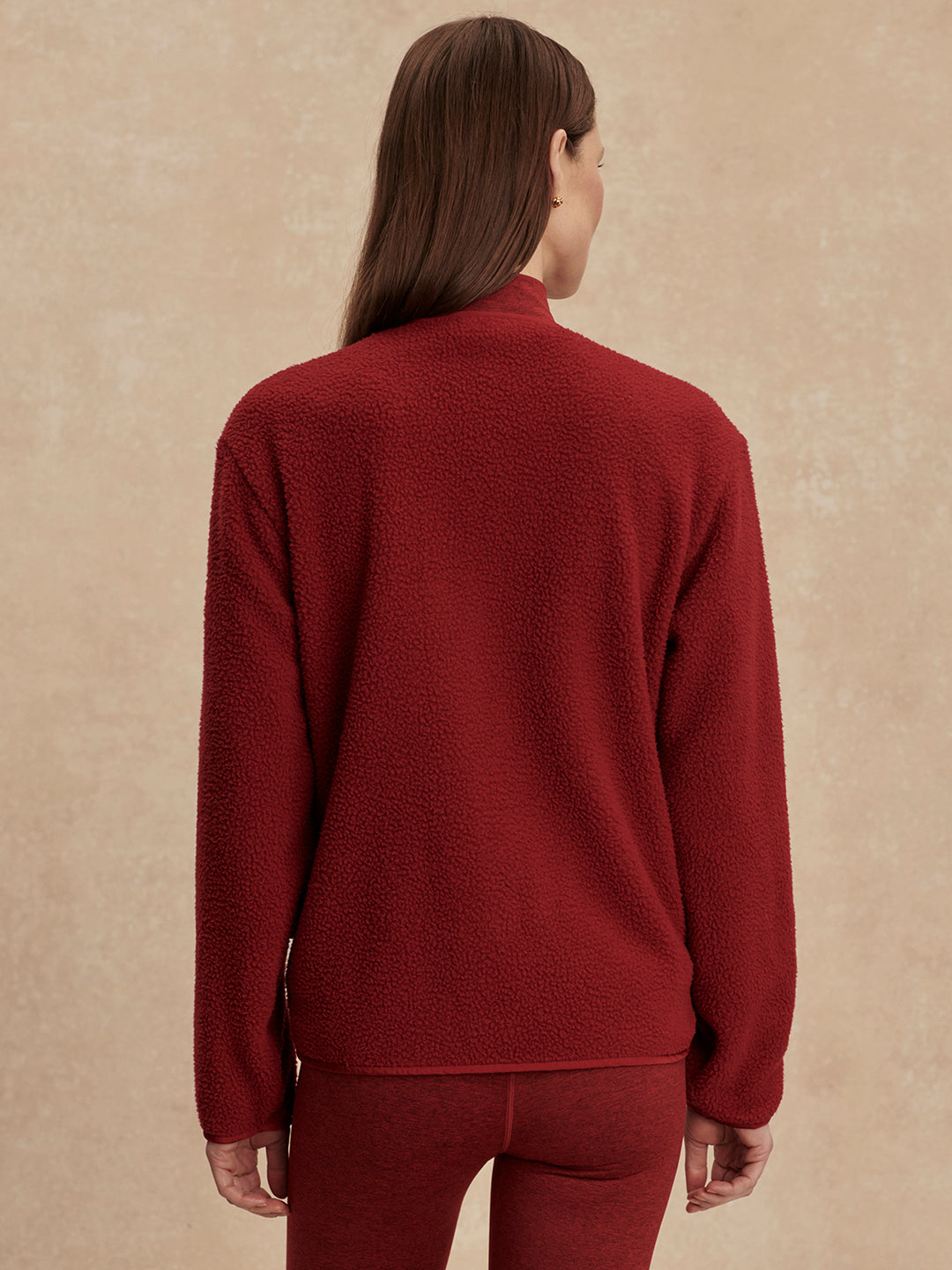 Varley | Marina Fleece - Red Dahlia
