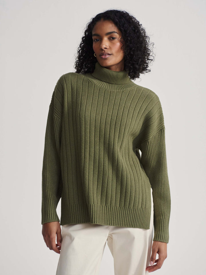 VARLEY | Eve Rollneck - Burnt Olive