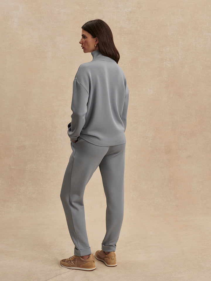 VARLEY | The Rolled Cuff Pant 25" - Wind Blue