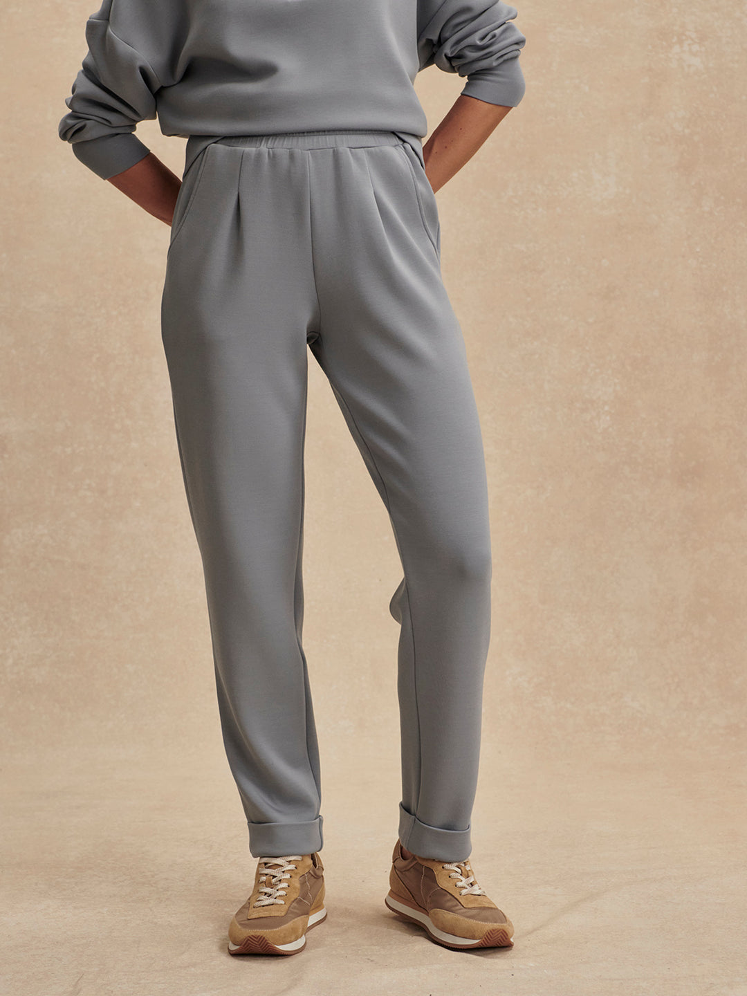 VARLEY | The Rolled Cuff Pant 25" - Wind Blue