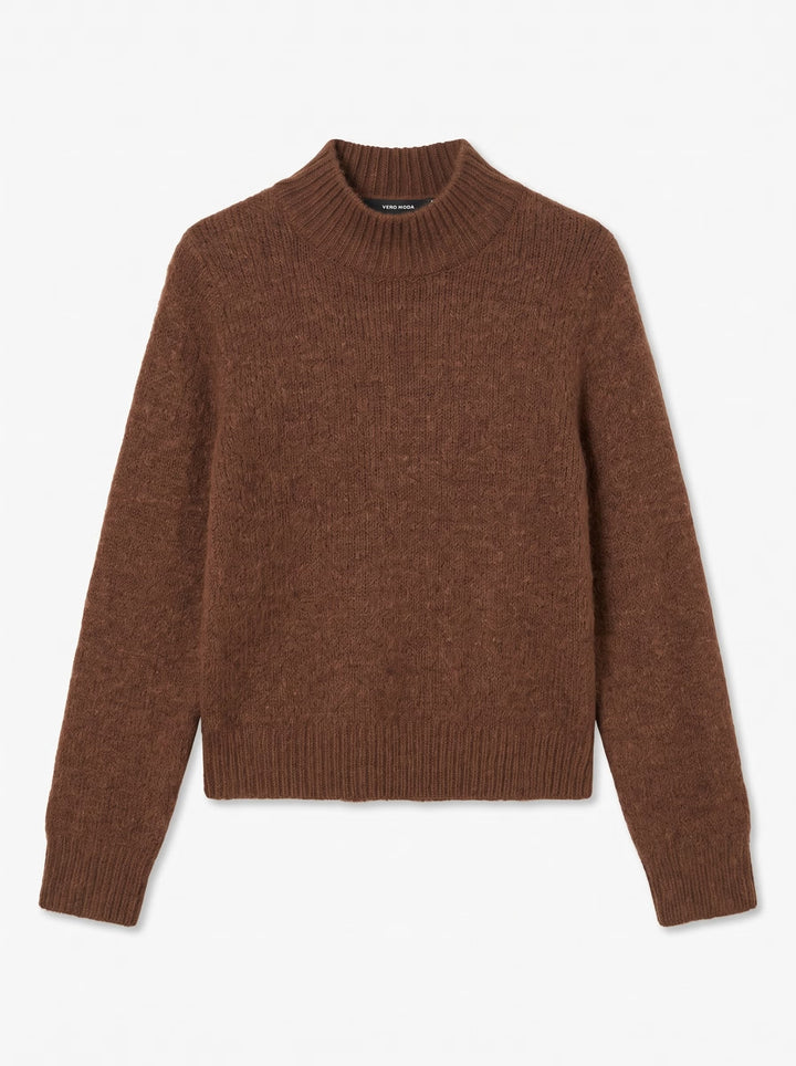 Vero Moda | Berry High-neck Pullover - Cocoa