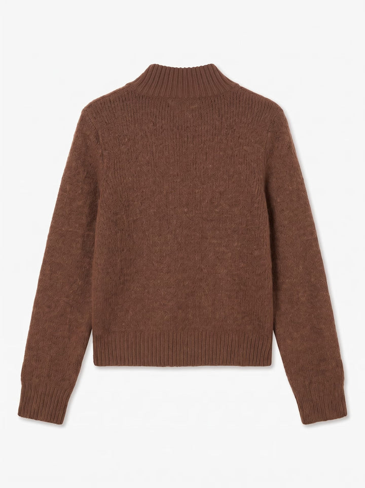 Vero Moda | Berry High-neck Pullover - Cocoa