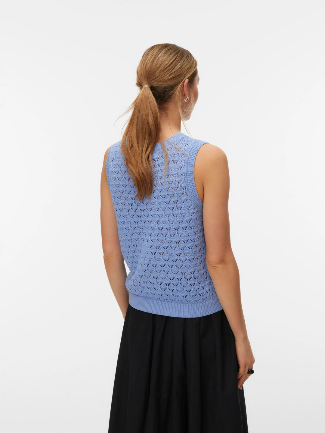 Vero Moda | Jaqueline Crochet Tank - Sky Blue
