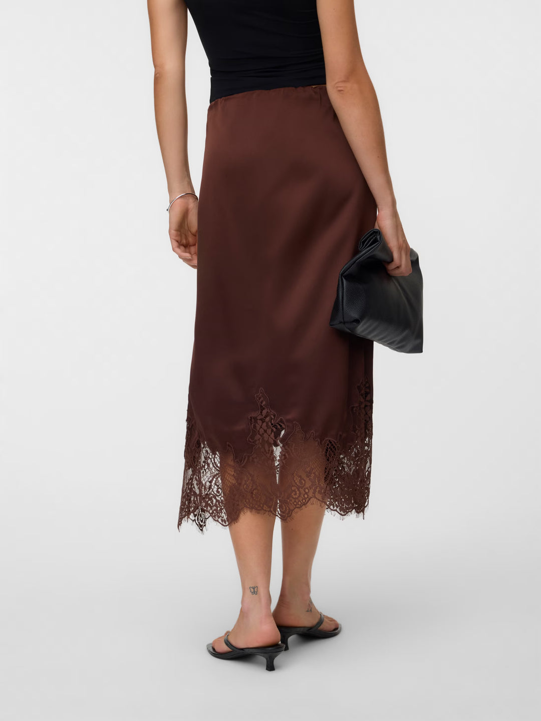 Vero Moda | Novi Lace Skirt - Brown
