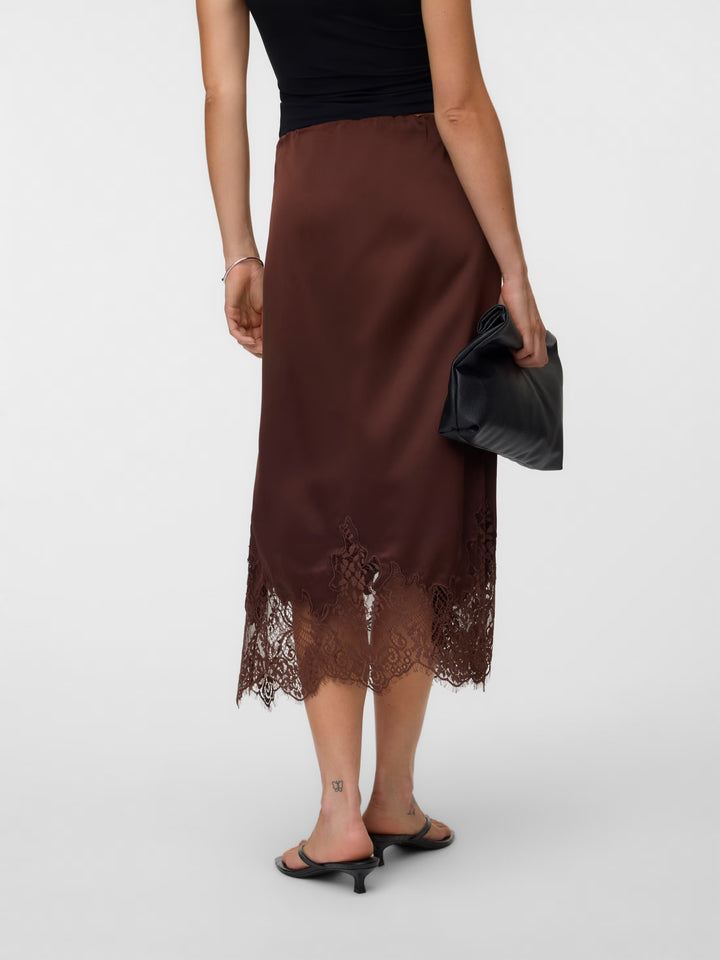 Vero Moda | Novi Lace Skirt - Brown