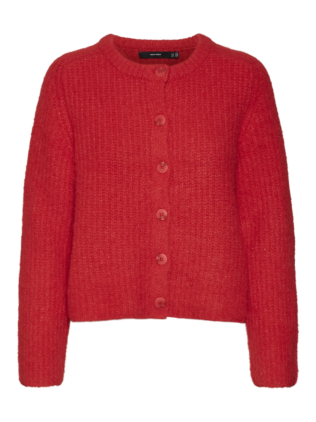 Vero Moda | Round Neck Cardigan -Salsa