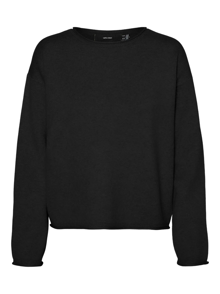 Vero Moda | Classic Round Neck Sweater - Black