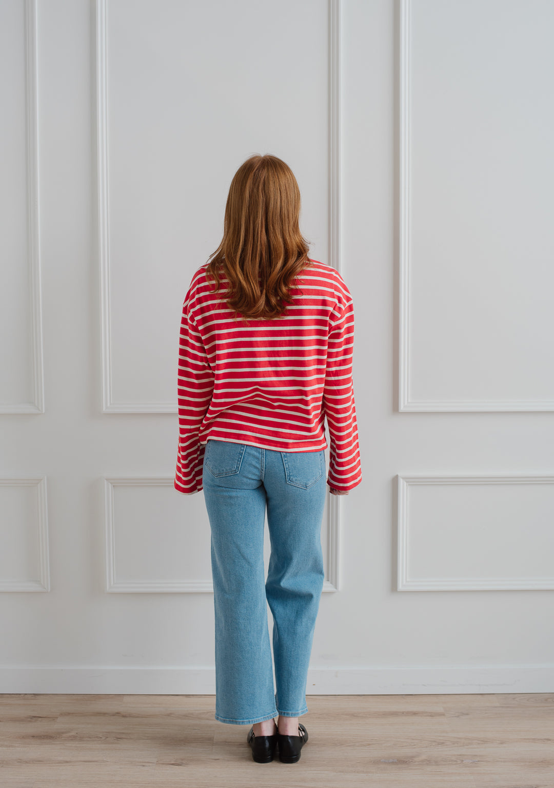 Striped Longsleeve - Candy Red